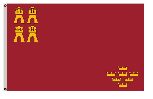 Arms banner Subdivision Region of Murcia flag