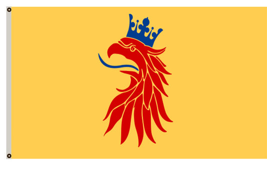 Arms banner Subdivision Scania flag