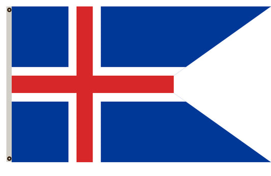 Fyon State Flag of Iceland banner