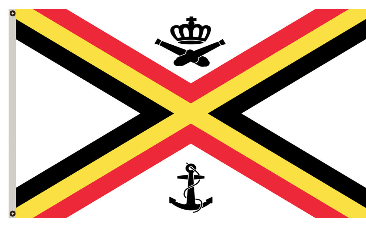 Fyon Belgian Navy Ensign flag banner