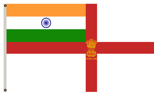 Fyon Indian Navy Ensign flag banner