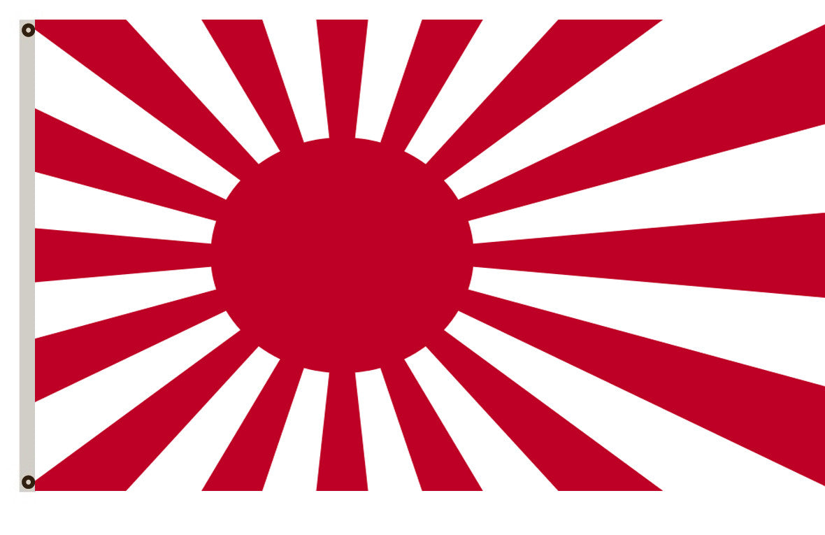 Fyon Naval ensign of the Imperial Japanese Navy and the Japan Maritime Self-Defense Force flag banner