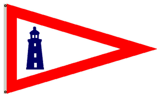 Fyon Pennant of a United States Lighthouse Service vessel flag banner