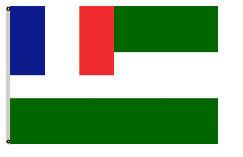 Historical flag of Syria under French mandate Banner landscape flag