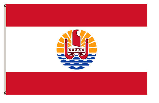 Fyon France banner French Polynesia flag