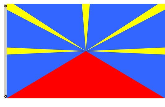 Fyon France banner Réunion flag