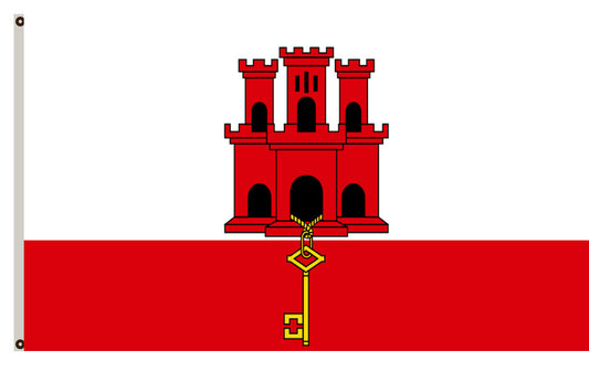 Fyon United Kingdom banner  Gibraltar flag