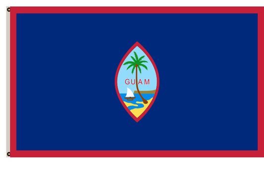 Fyon United States banner Guam flag