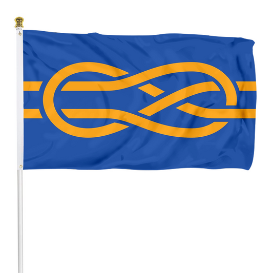 Fyon FIAV flag (International Federation of Vexillological Associations)  Indoor and outdoor banner