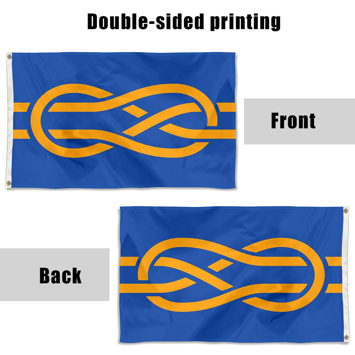 Fyon FIAV flag (International Federation of Vexillological Associations)  Indoor and outdoor banner
