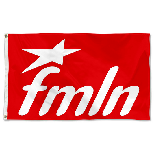 Fyon FMLN Oficial 2017 flag Indoor and outdoor banner