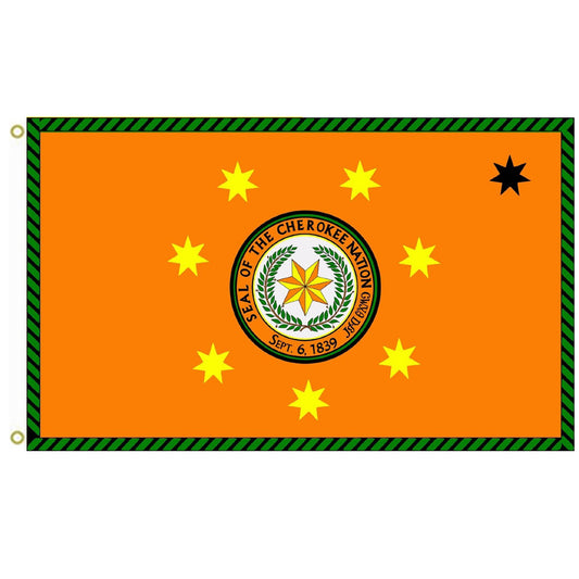 Fyon Cherokee Nation Flag indoor and outdoor banner