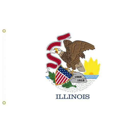 Fyon Illinois Flag indoor and outdoor banner