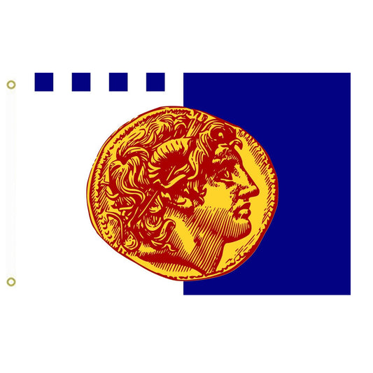Fyon Municipal of Thessaloniki Flag Indoor and outdoor banner