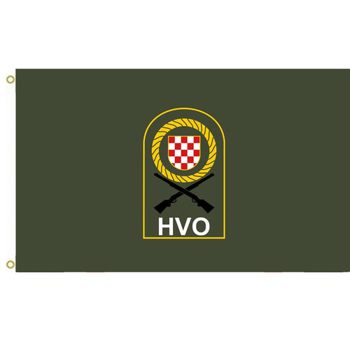 Fyon Croatian Defence Council Flag Indoor and outdoor banner