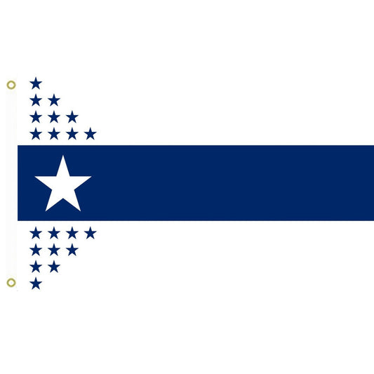 Fyon An recreation of the 1918 Illinois centennial flag Indoor and outdoor banner