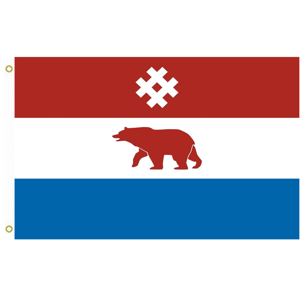 Fyon Komi-Permyak Okrug, Perm Krai, Russia Flag Indoor and outdoor banner