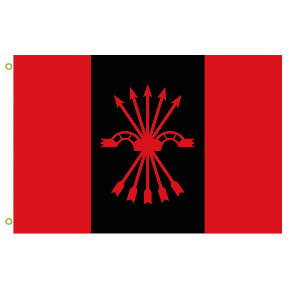 Fyon Spanish Falange of the Assemblies of the National Syndicalist Offensive Flag Indoor and outdoor banner
