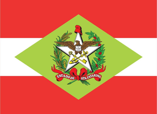 Fyon State of Santa Catarina, Brazil Flag Indoor and outdoor banner