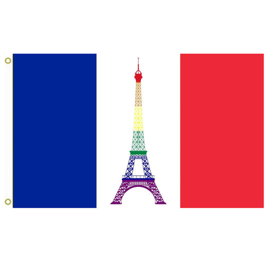 Fyon France Gay Flag Indoor and outdoor banner