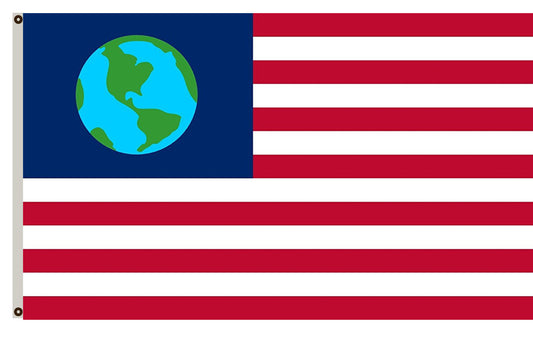 Fyon Re-creation of the Earth Old Freebie Flag Indoor and outdoor banner