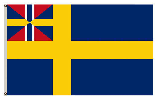 Fyon Swedish norwegian union Flag Indoor and outdoor banner