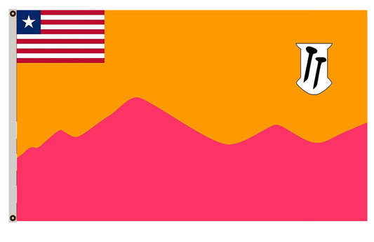 Fyon Liberian County of Bong, adopted in 1965 Flag Ireland Flags Indoor and outdoor banner