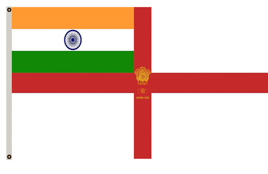 Fyon Naval Ensign of India Flag Indoor and outdoor banner