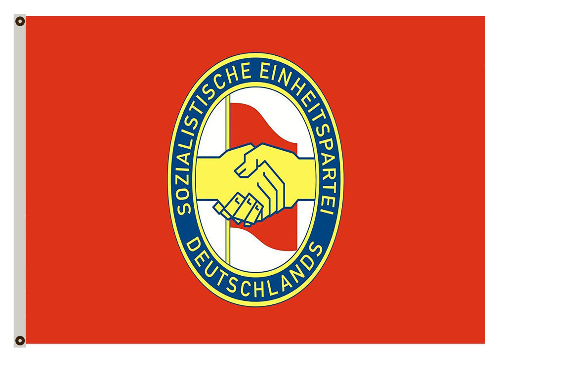 Fyon Sozialistischen Einheitspartei Deutschlands SED Flag Indoor and outdoor banner