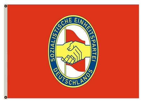 Fyon Sozialistischen Einheitspartei Deutschlands SED Flag Indoor and outdoor banner