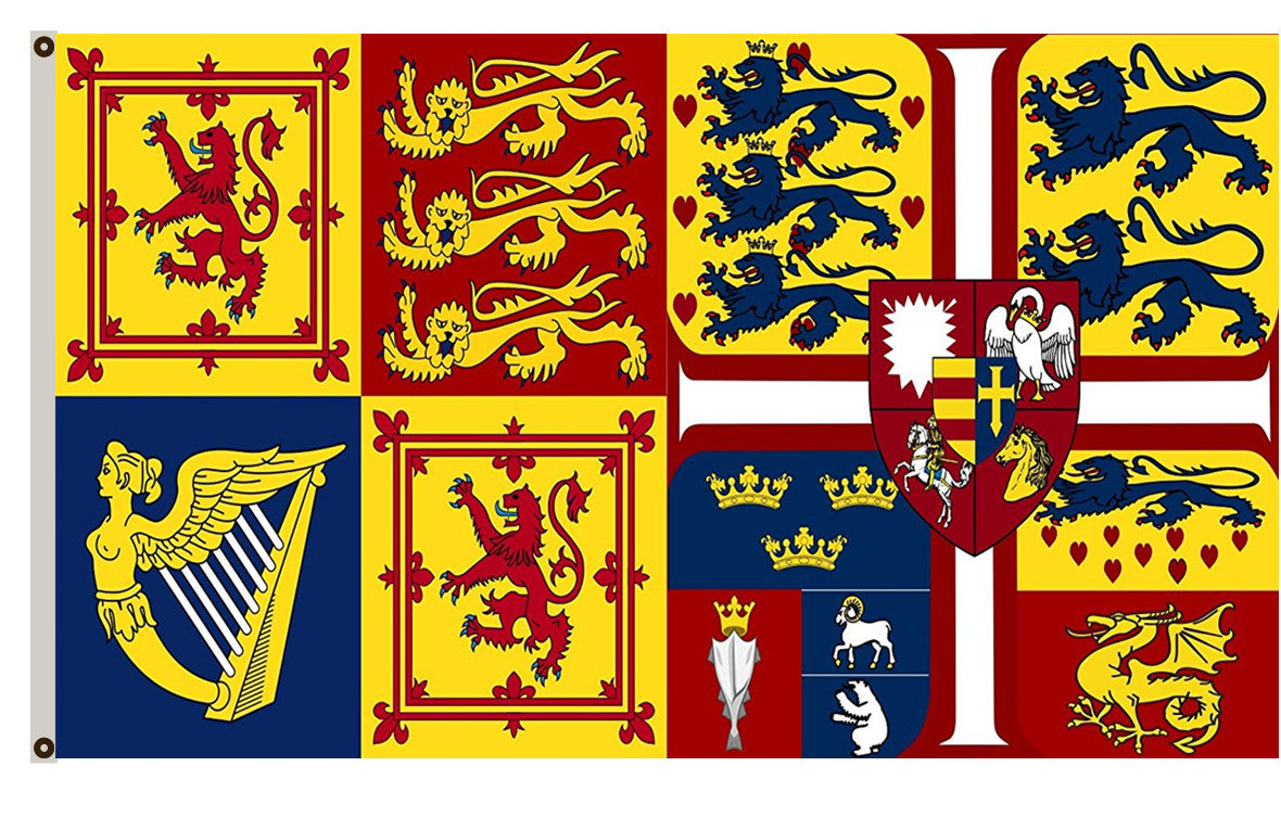 Fyon Royal Standard of Alexandra of Denmark Flag Indoor and outdoor banner