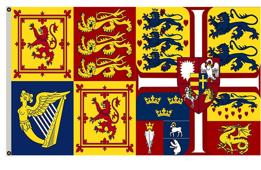 Fyon Royal Standard of Alexandra of Denmark Flag Indoor and outdoor banner