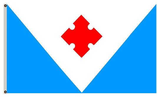 Fyon Votes, or Votic people Flag Indoor and outdoor banner