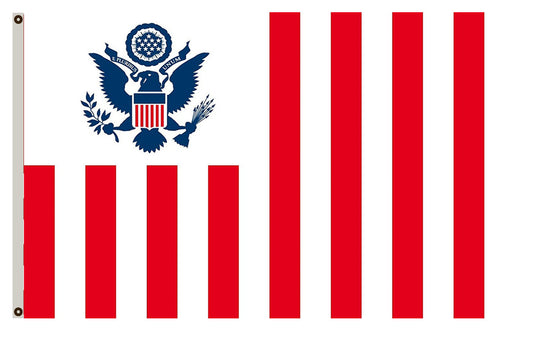 Fyon US sixteen vertical red and white stripes since the U Flag Indoor and outdoor banner