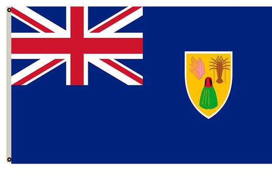 Fyon Turks and Caicos Islands Flag Indoor and outdoor banner
