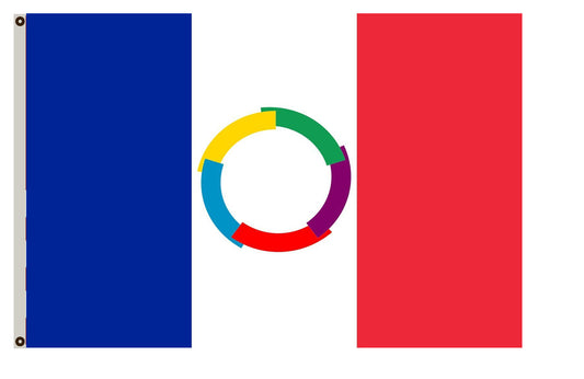 Fyon Organizzazione internazionale della francofonia Fr Flag Indoor and outdoor banner