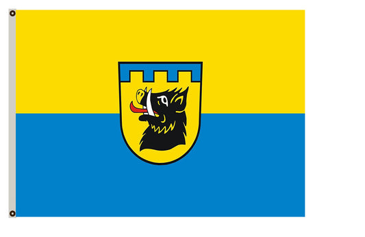Fyon Auenwald (Region Stuttgart) portrait flag Indoor and outdoor banner