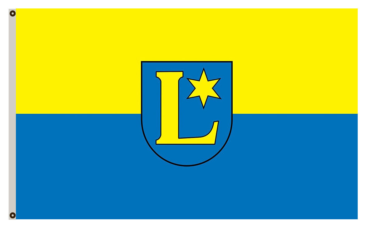 Fyon Löchgau (Region Stuttgart) portrait flag Indoor and outdoor banner