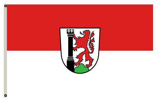 Bad Saulgau (Württembergisches Allgäu Oberschwaben) portrait flag Indoor and outdoor banner