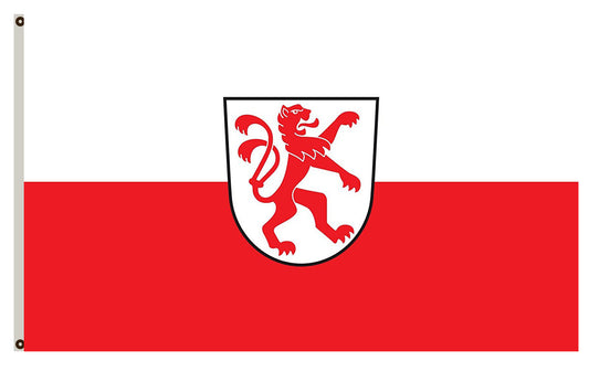 Bad Schussenried (Württembergisches Allgäu Oberschwaben) portrait flag Indoor and outdoor banner