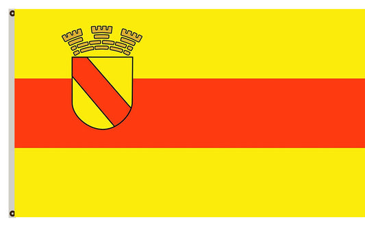 Baden-Baden (Nördlicher Schwarzwald) portrait flag Indoor and outdoor banner