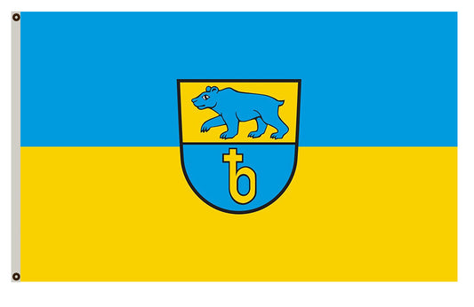 Bärenthal (Schwäbische Alb) portrait flag Indoor and outdoor banner