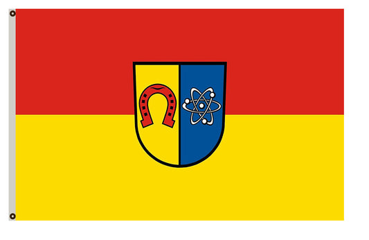 Eggenstein-Leopoldshafen (Nördliches Baden-Württemberg) portrait flag Indoor and outdoor banner