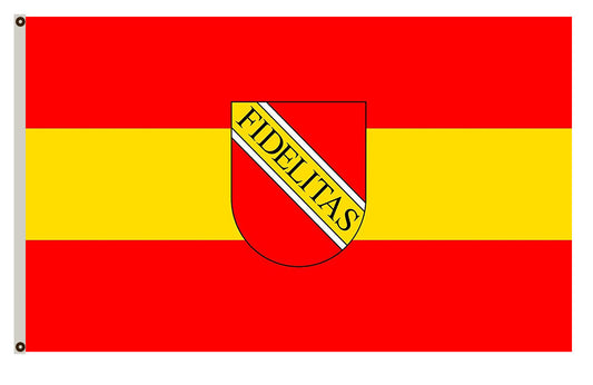 Karlsruhe (Nördlicher Schwarzwald) portrait flag Indoor and outdoor banner