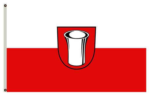Meßstetten (Schwäbische Alb) portrait flag Indoor and outdoor banner