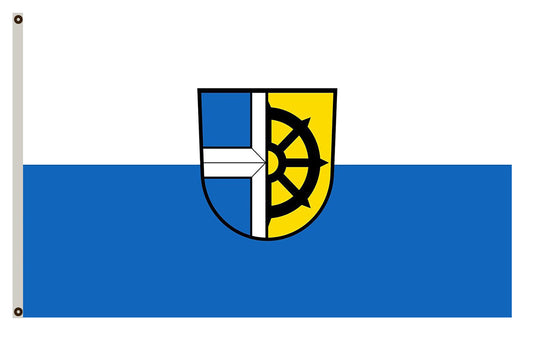 Oberhausen-Rheinhausen (Nördliches Baden-Württemberg) portrait flag Indoor and outdoor banner
