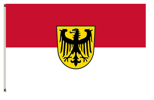 Pfullendorf (Württembergisches Allgäu Oberschwaben) portrait flag Indoor and outdoor banner