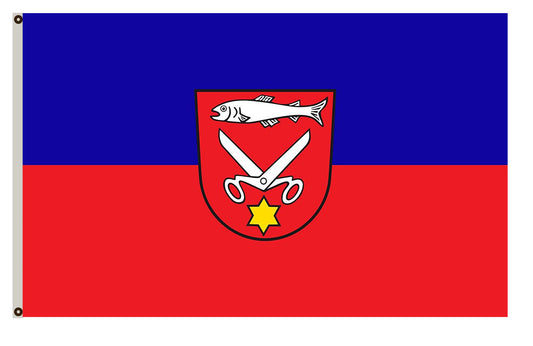 Scheer (Schwäbische Alb) portrait flag Indoor and outdoor banner