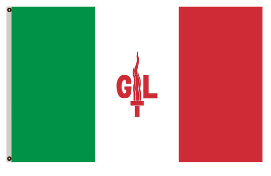Giustizia e Liberta Justice and Liberty Flag Indoor and outdoor banner