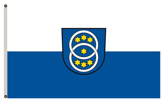 Zwiefalten (Schwäbische Alb) landscape flag Indoor and outdoor banner